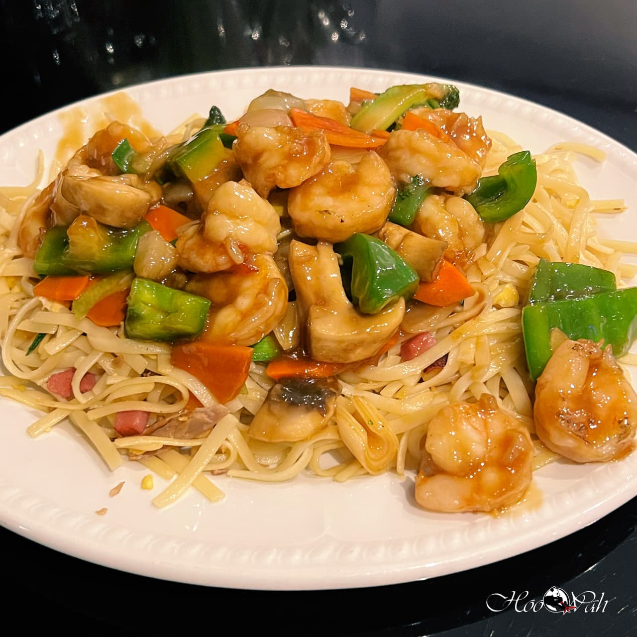 Bami Goreng met Chin. garnalen en groenten