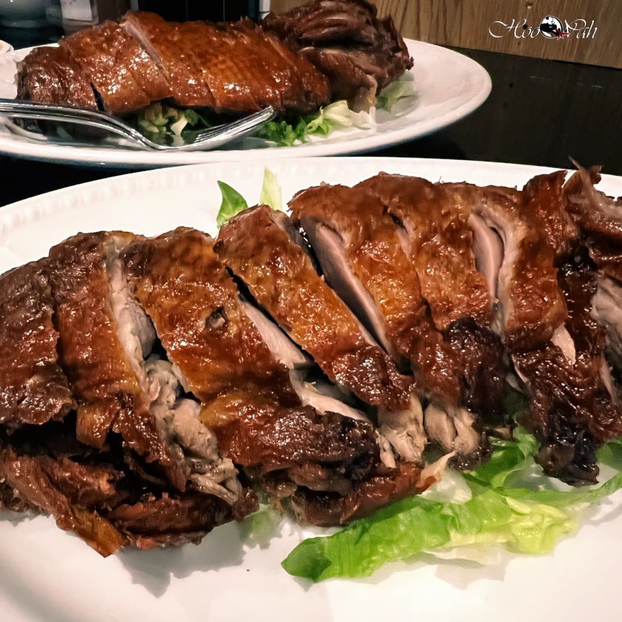 Peking eend met pikante saus